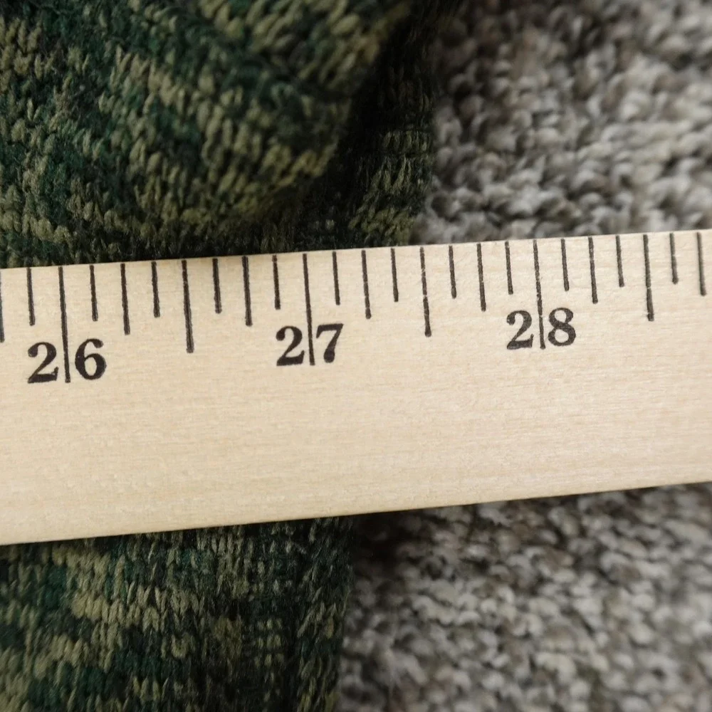 Eddie Bauer Sweater Mens 2XL Green Fleece‎ 1/4 Zip Mock Neck Pullover Outdoor